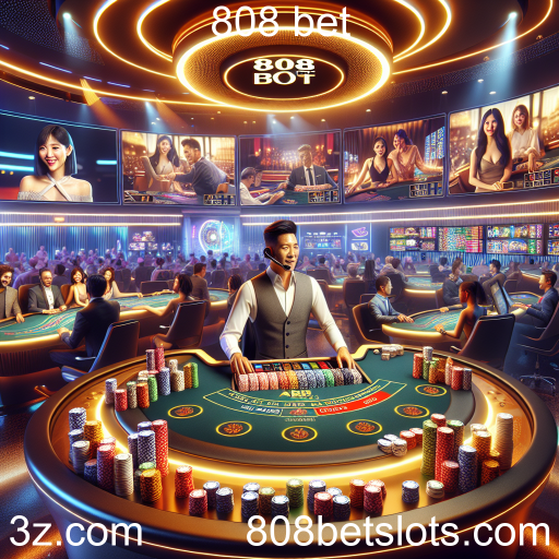 A Experiência Imersiva dos Jogos Ao Vivo na 808 Bet